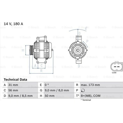 generátor BOSCH 0 986 047 670