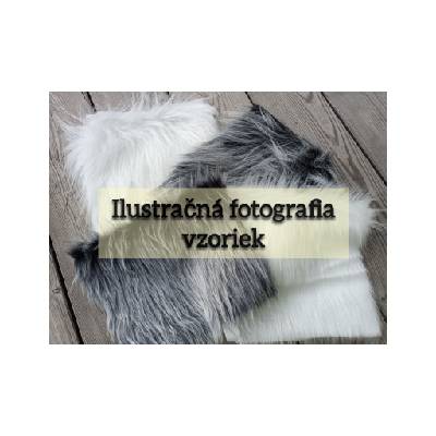 Umelá kožušina, oranžová, 45 mm vlas vzorka kožušiny: 10 x 10 cm