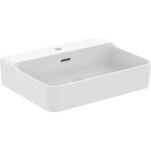 Ideal Standard Atelier Conca стенен умивалник 60 см матово бял с отвор за смесител и преливник (T3818V1)