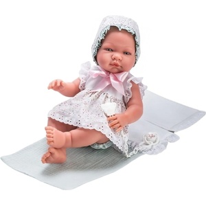 Asi Dolls Кукла-бебе Asi Dolls - Мария, с рокля, одеяло и възглавничка, 43 cm (0367560)