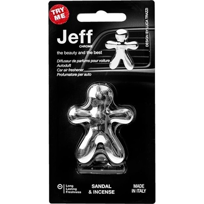 Mr&Mrs Fragrance Jeff Chrome Sandal & Incense | Zboží Auto