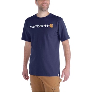 Carhartt Мъжка тениска Carhartt Core Logo S/S T-shirt - Navy (016-7684-0414)