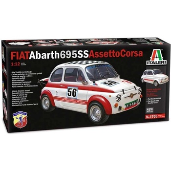 Italeri Model Kit auto 4705 FIAT Abarth 695SS/Assetto Corsa 33-4705 1:12