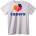 NOONEBRAND Тениска Lapera 3D Сърце - 3XL, Black