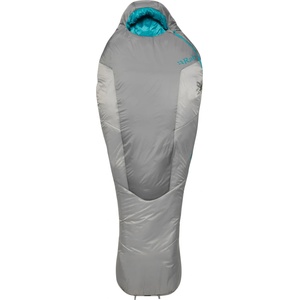 Rab Дамски синтетичен спален чувал Rab Women's Solar Ultra 2 Synthetic sleeping bag - Granite - размер bis 170 cm Körperlänge (514-1127-0111) Спален чувал