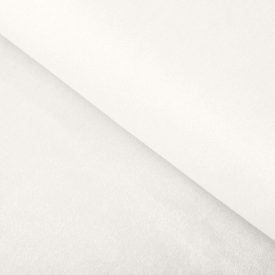 Sametová látka Velvet Premium SVP-024 Krémově bílá - šířka 145 cm
