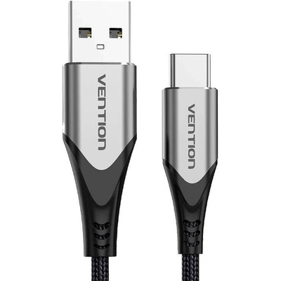 Vention CODHD USB 2.0 A a USB-C 3A, 0,5m, sivý