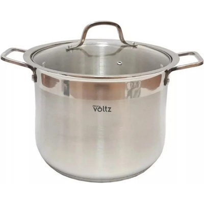 Voltz Дълбока тенджера Oliver Voltz OV51211D34, 22.6 л, 34х25 см, Дебело дъно, Индукция, Инокс (OV51211D34)