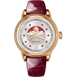 Aviator Дамски часовник Aviator Douglas Moonfligh Gemstone Edition Ruby Limited Edition V. 1.33. 2.420. 4 (V.1.33.2.420.4) Часовници