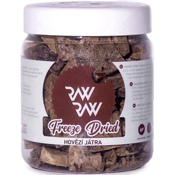 Raw Raw pochúťka mrazom sušená Hovädzia pečeň 90 g