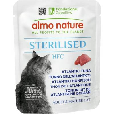 Almo Nature HFC Sterilised Tuňák atlantský 6 x 50 g
