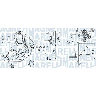 żtartér MAGNETI MARELLI 063721450010