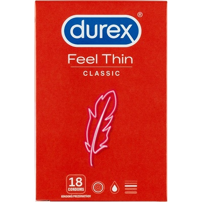 Durex Feel Thin Classic 18 ks – Zboží Dáma