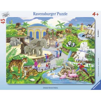 Ravensburger Deskové Návštěva v ZOO 45 dielov