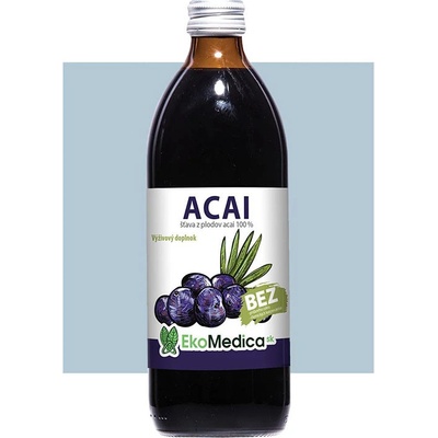 EkoMedica Acai 100% šťáva 0,5 l