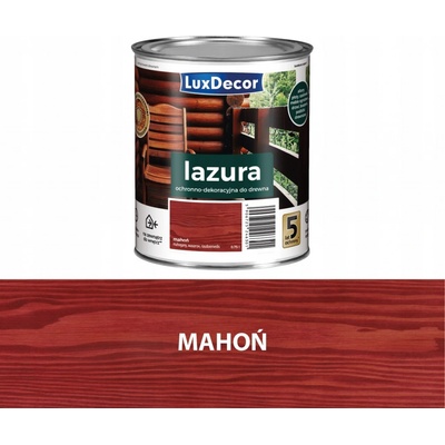 LuxDecor lazura na dřevo 0,7 l mahagon