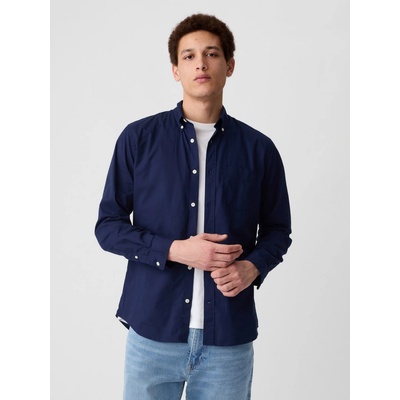 Gap košel'a slim poplin stretch tmavomodrá