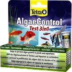 TETRA Test AlgaeControl 3in1 е удобният начин да помогнете за предотвратяване на растежа на водорасли в езера и аквариуми - 25 бр