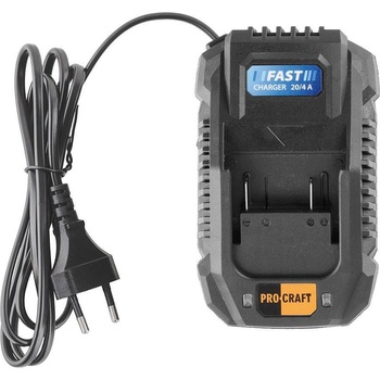 PRO-CRAFT Зарядно устройство, бързо, за 20V Li-ion батерии, PROCRAFT 20/1-4A (ET20/1-4A)