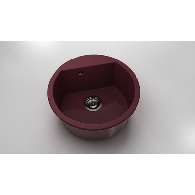 FAT Кръгла мивка Vanguard 223, Polymer marble, 15 Кадифе , с включен сифон