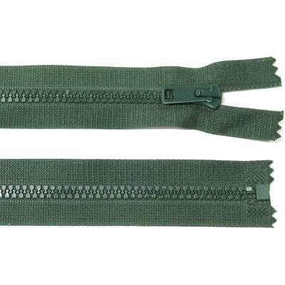 Kostěný zip no.5 rozepínací 85cm bundový color: 665 zelená