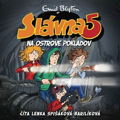 Slávna päťka 1: Na ostrove pokladov - audiokniha