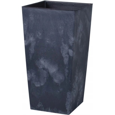 Prosperplast Květináč plast šedý 32,5 x 32,5 x 61 cm