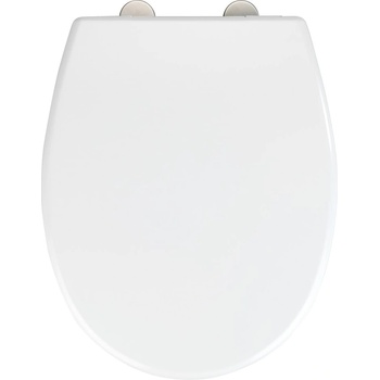 WENKO Бяла тоалетна седалка от неръждаема стомана Vorno - Wenko (24571100)