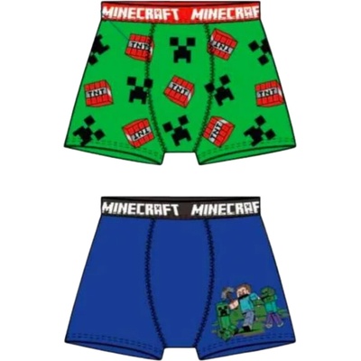 Minecraft detské boxerky Minecraft 2-balenie