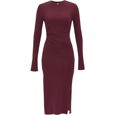 Donna Karan Knit Dress Burgundy