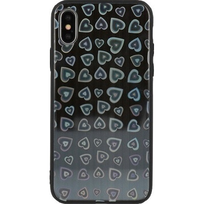 Pouzdro Heart Vennus Glass Case Samsung Galaxy A7 2018 A750 Černé