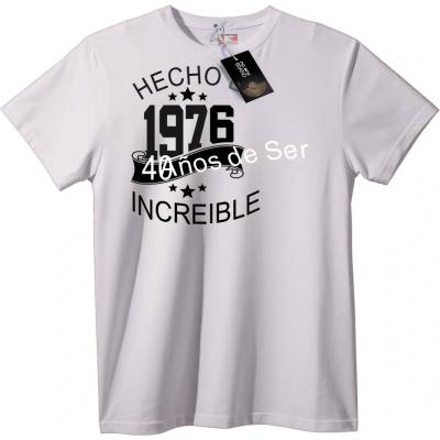 NOONEBRAND 40 Години Невероятен Тениска - 2XL, White
