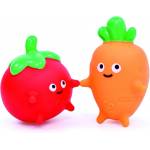 HaPe International Пръскаща играчка за баня HaPe International - Домат и морков, 2 броя (H0225)