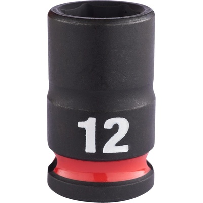 MILWAUKEE Průmyslové hlavice Shockwave 3/8' HEX 12mm krátké