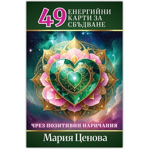 Слънце 21 Оригинални Карти за сбъдване чрез позитивни наричания - Мария Ценова