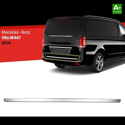 Nerez spodná lišta hrany kufra Mercedes Vito W447 2014+