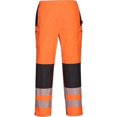 Portwest hi-vis pw386 / Дамски светлоотразителни дъждобрани - hv оранжево/черно s (pw386obrs)