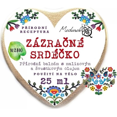 Medarek Zázračné srdéčko balzam 25 ml – Zboží Mobilmania