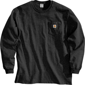 Carhartt WIP Мъжка блуза с дълъг ръкав Carhartt Dearborn Loose L/S T-Shirt Longsleeve - Black (217-0353-0113)