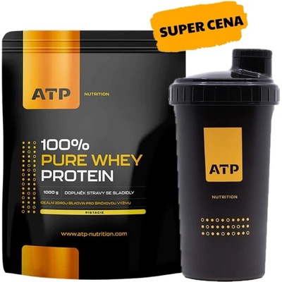 AKCE ATP Nutrition 100% Pure Whey Protein 1000 g + ZDARMA Šejkr 700 ml