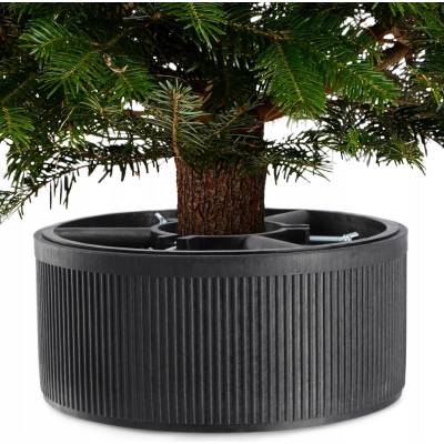Stojan na vánoční stromek Kadax plastový šedý 30,5 cm pro stromky do 150 cm
