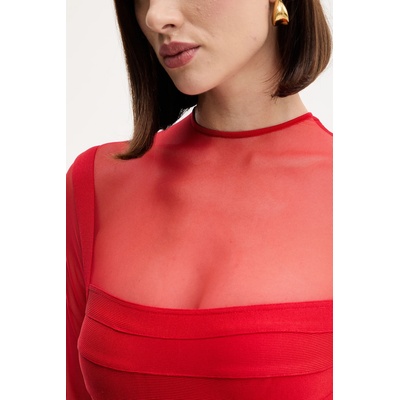 Herve Leger Рокля Herve Leger Ella (HLT8525928)