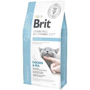 Brit veterinary Brit GF Ветеринарни диети за котки с наднормено тегло 2кг