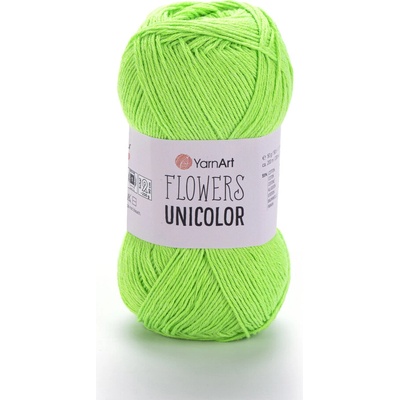 Yarn Art Flowers Unicolor 760 neon zelená
