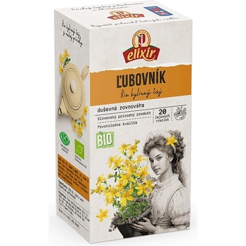Agrokarpaty Bio Ľubovník bodkovaný bylinný čaj čistý prírodný produkt 20 x 2 g