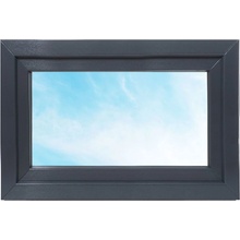 Solid Elements Premium Plastové okno OS 1, P, 90 × 60 cm, trojsklo, 6 komôr, pravé, antracit, biele, W2GDBCZTK2.0011