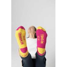 [sn] super.natural Merino ponožky Cosy Socks 2-pack fuchsia red/illuminating