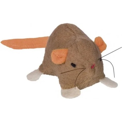 Nobby Играчка за котка плюшена мишка с привличаща кафява 6, 5 см nobby Германия 66860