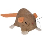 Nobby Играчка за котка плюшена мишка с привличаща кафява 6, 5 см nobby Германия 66860