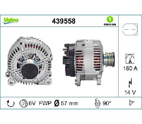 Alternátor VALEO 439558